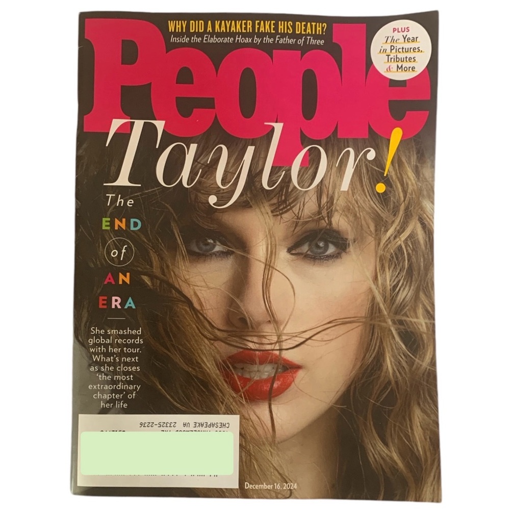 People Magazine December 16 2024 Taylor The End Of An ERA Year In Pictures